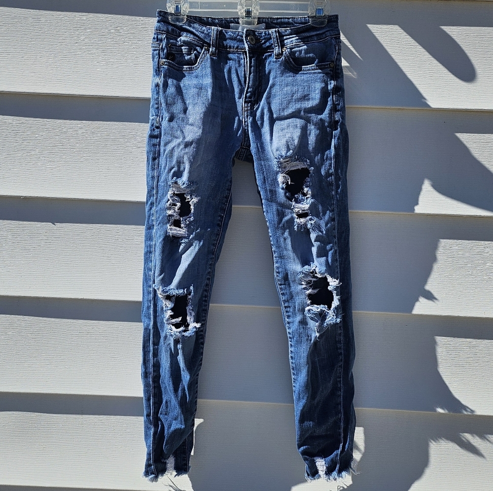 KanCan Light Blue Washed Skinny Jeans